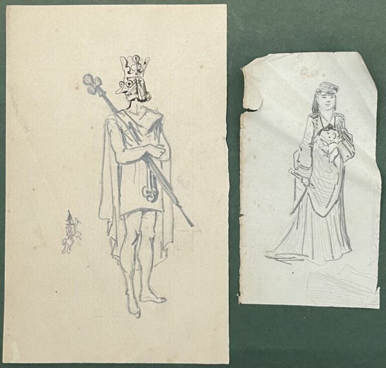 Lot de dessins et gravures diverses (divers formats)