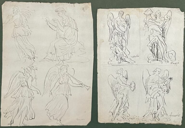 Lot de dessins et gravures diverses (divers formats)