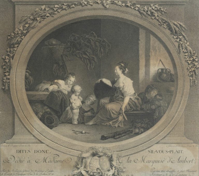 Lot de gravures diverses comprenant : - «Nature-morte au tambourin» et « la noc…