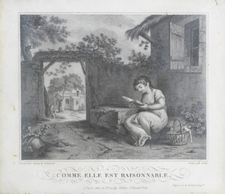 Lot de gravures diverses comprenant : - «Nature-morte au tambourin» et « la noc…
