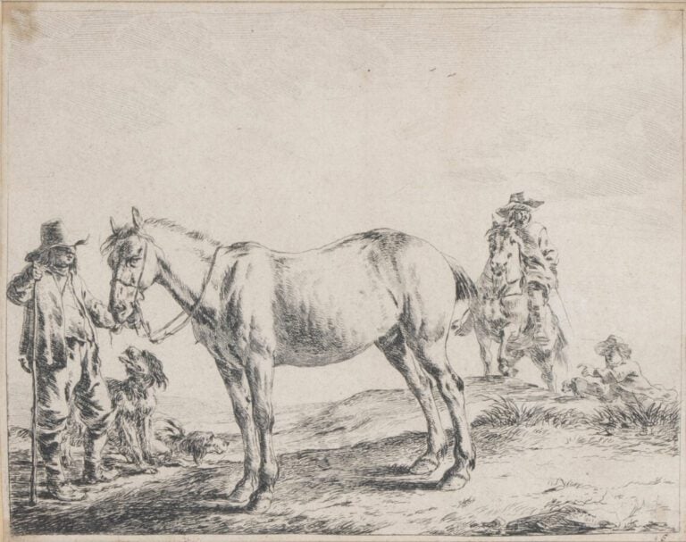 Lot de gravures diverses comprenant : - «Nature-morte au tambourin» et « la noc…