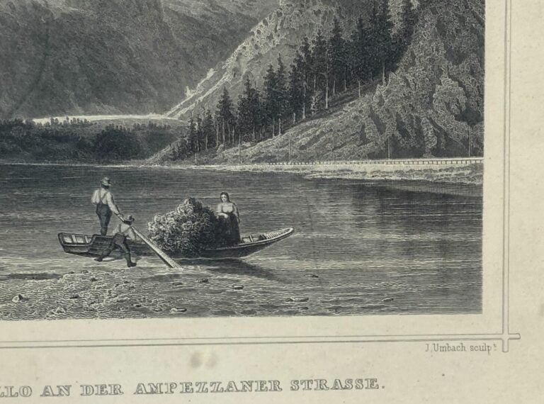 Lot de gravures et reproductions diverses dont vue générale d'Aix-les-bains, DE…