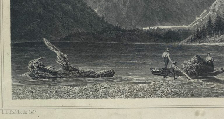 Lot de gravures et reproductions diverses dont vue générale d'Aix-les-bains, DE…