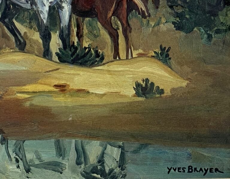 Lot de pièces encadrées modernes et reproductions