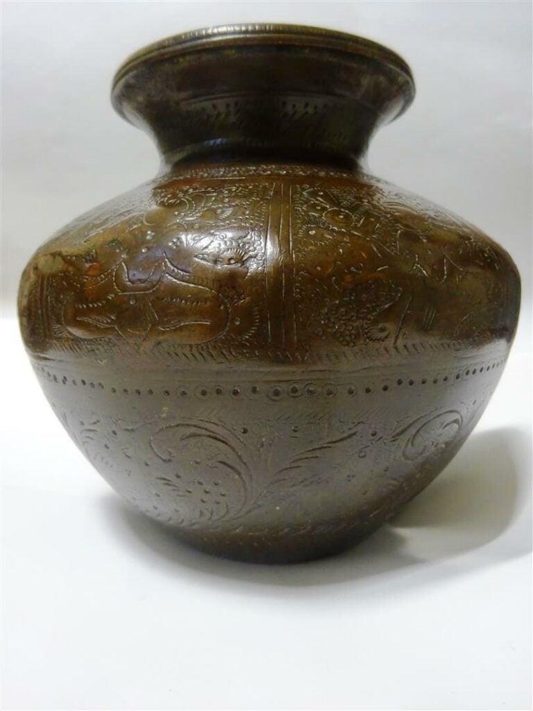 Lota en alliage cuivreux - Inde, XVIII-XIXème siècles