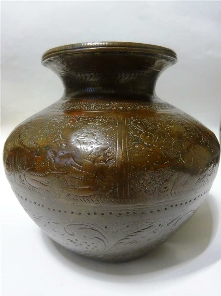 Lota en alliage cuivreux - Inde, XVIII-XIXème siècles