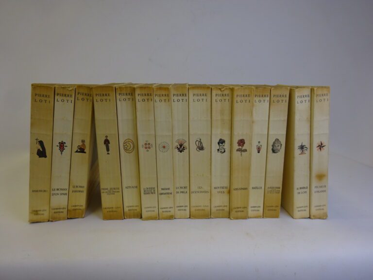 LOTI (Pierre) - Oeuvres illustrées. - Calmann-Lévy, 1936-1938. - 15 volumes in-…