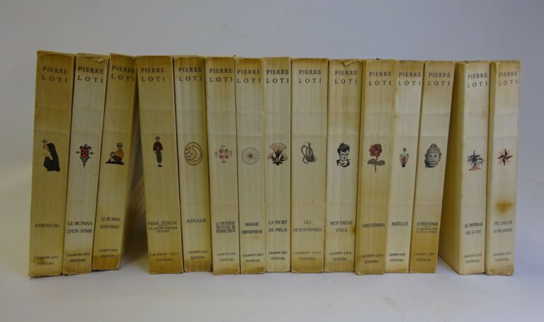 LOTI (Pierre) - Oeuvres illustrées. - Calmann-Lévy, 1936-1938. - 15 volumes in-…