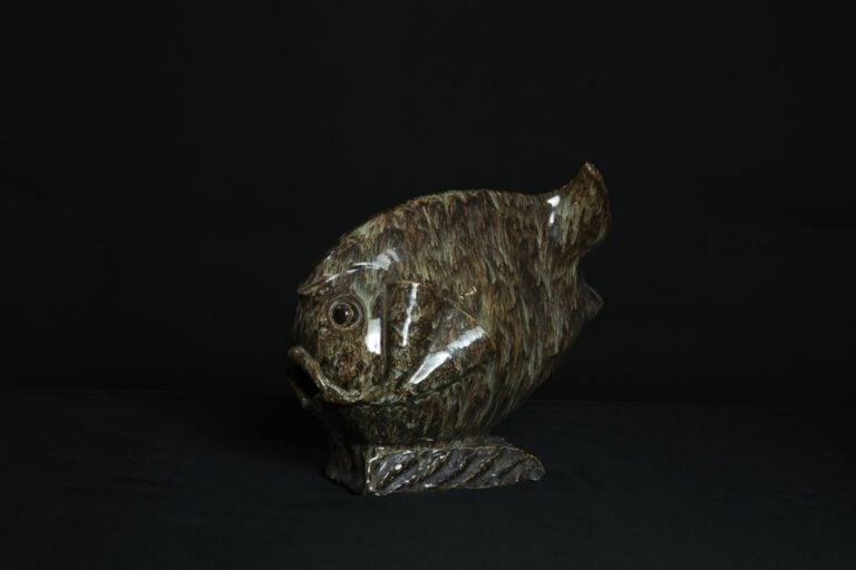 Louis DELACHENAL - Manufacture Nationale de Sèvres - Poisson - Sculpture en grè…
