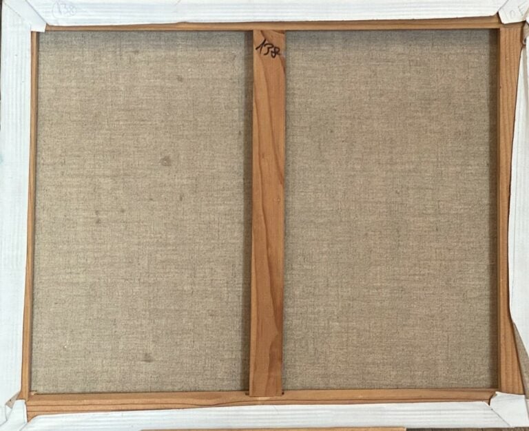 L'Ouvrier - Huile sur toile - 46 x 65 cm