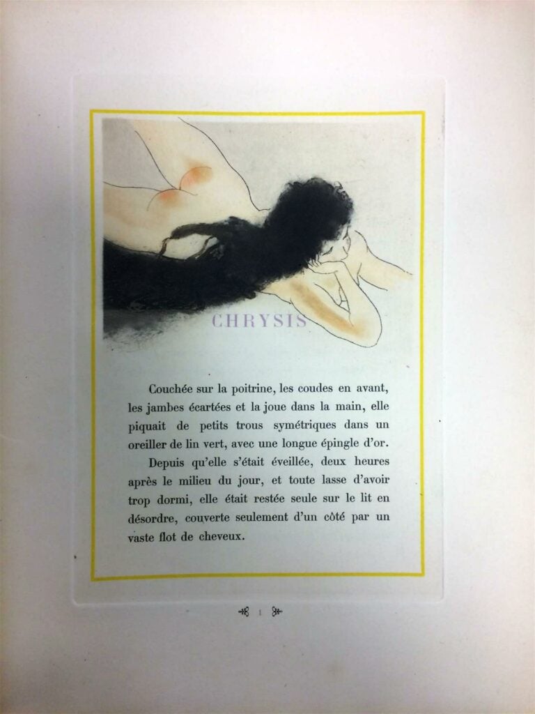 LOUYS (Pierre). - Chrysis. Conte de Pierre Lous illustré de quinze gravures à l…
