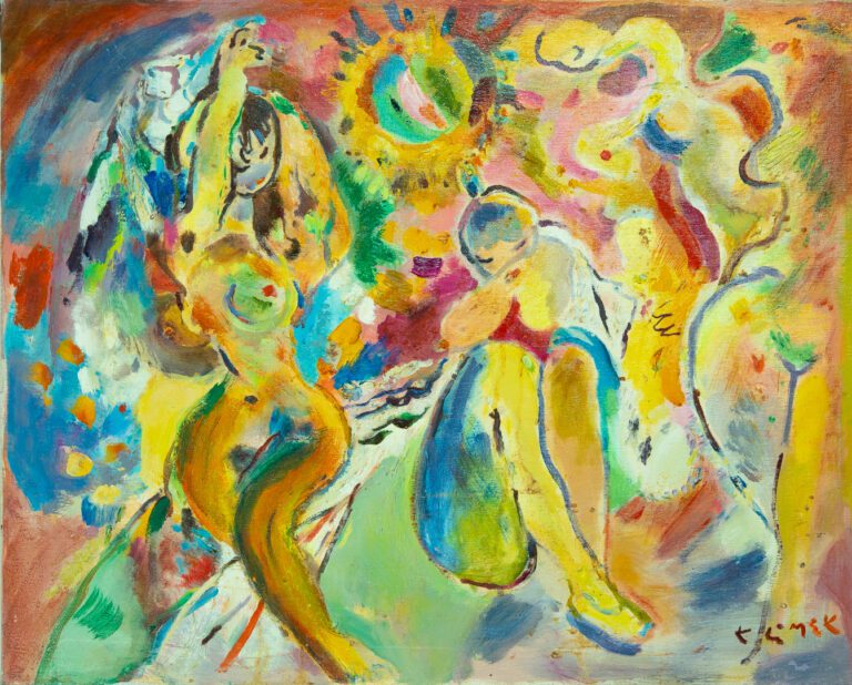 Ludwig KLIMEK (1912-1992). - La danse folle - Huile sur toile, signée en bas à…