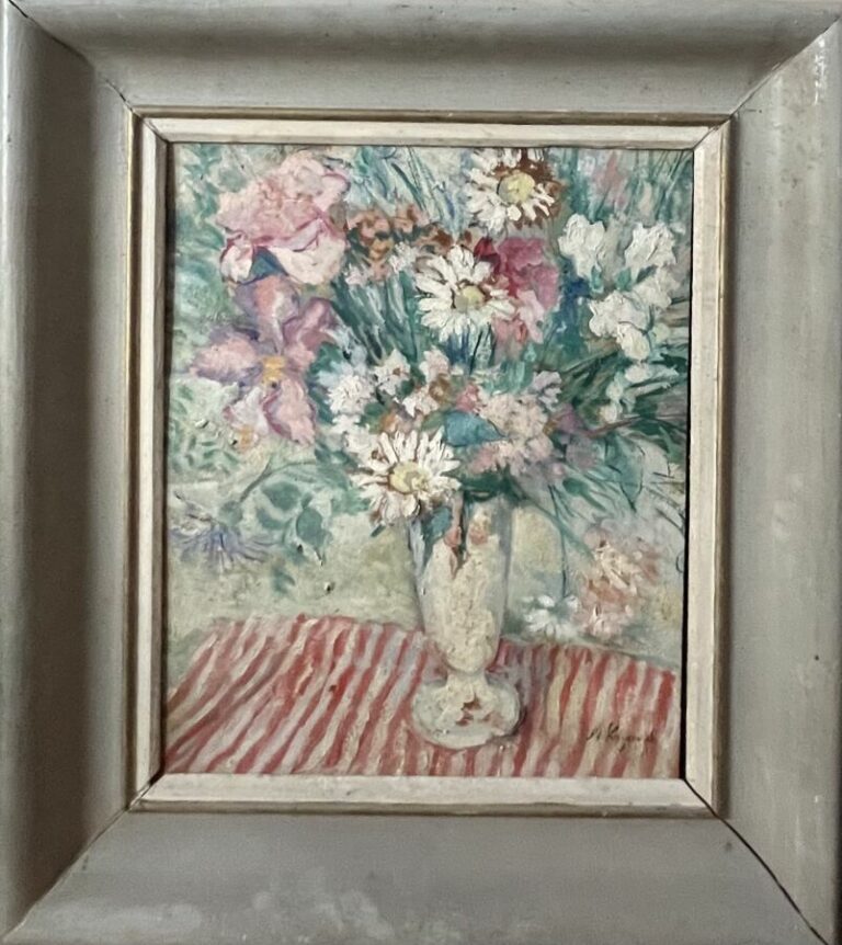 M KRYCEVSKY - Bouquet de fleurs - Huile sur panneau - Signé en bas à droite - 2…