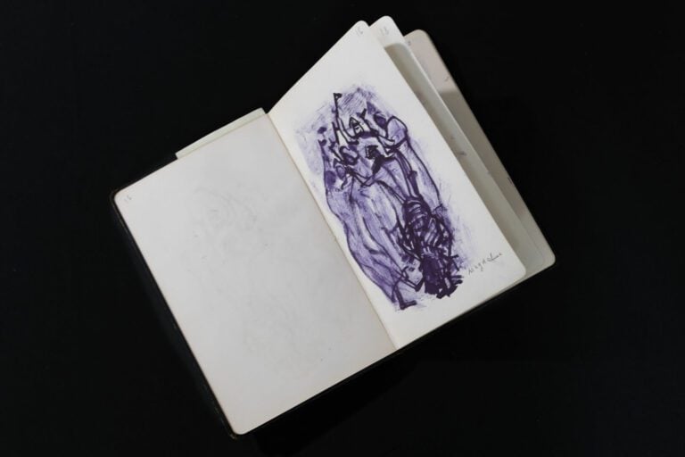 Magdalena RADULESCU (1902-1983) - Carnet de 34 dessins réalisés au pochoir, sig…
