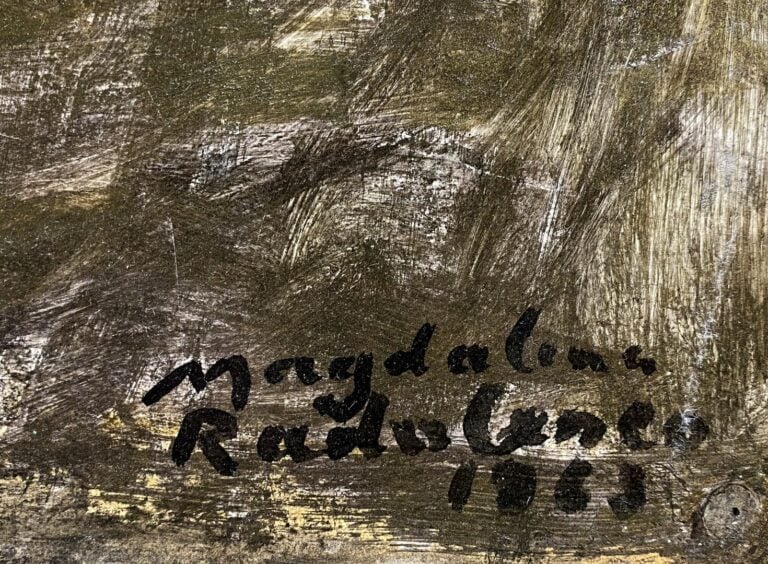 Magdalena RADULESCU (1902-1983) - La danse des hommes, 1963 - Technique mixte,…