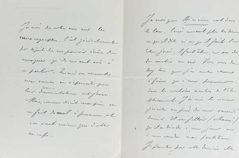 Magnard, Albéric 3 l.a.s. - 3 lettres.
