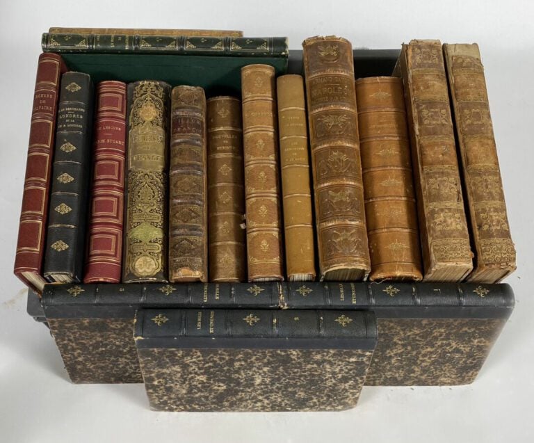 Manette d'environ 40 volumes - Divers histoire et littérature - Environ 40 volu…