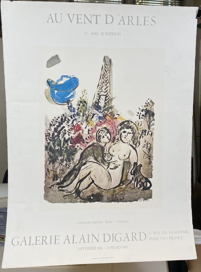 Marc CHAGALL (1887-1985) - Pace - Columbus, exhibition june 22th- july 27th 197…