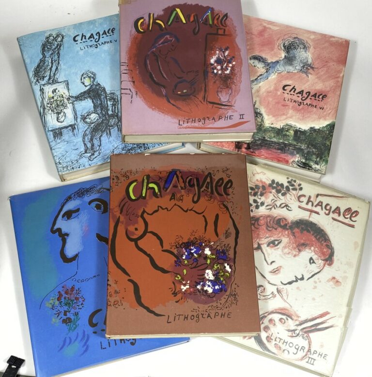 Marc CHAGALL - Fernand Mourlot, Charles Sorlier, Chagall lithographe, André Sau…