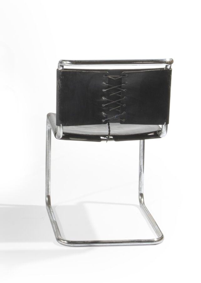 Marcel BREUER (1902-1981) - Suite de quatre chaises modèle "B34" à structure en…