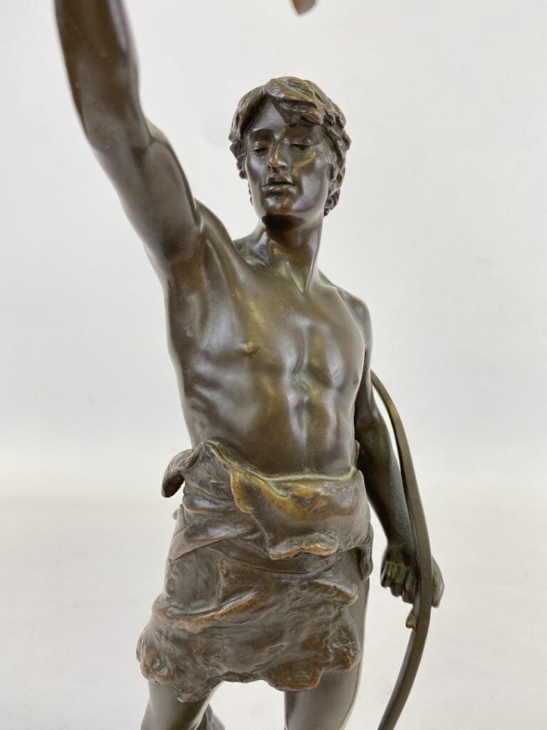 MARIOTON - Le Vainqueur - Bronze - H: ?