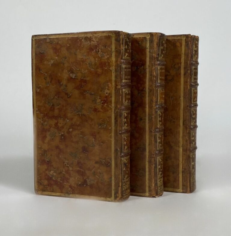Marmontel Contes moraux P., Merlin, 1765. - 3 vols in-12 plein veau.
