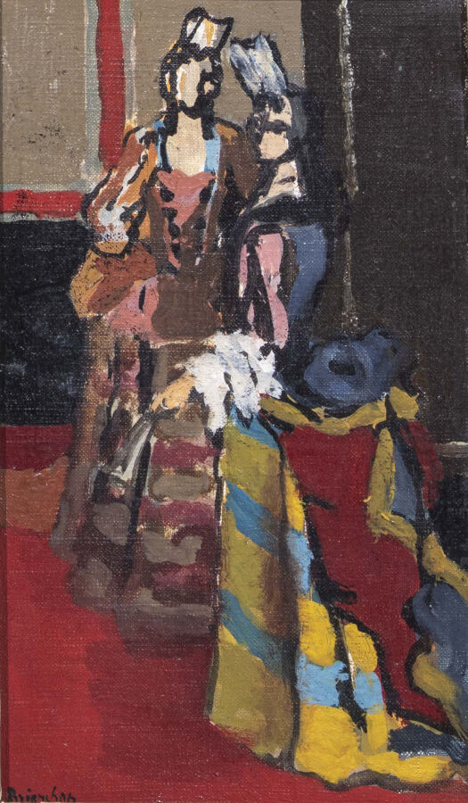 Maurice BRIANCHON (1899-1979) - Les deux femmes - Huile sur toile, signée en ba…