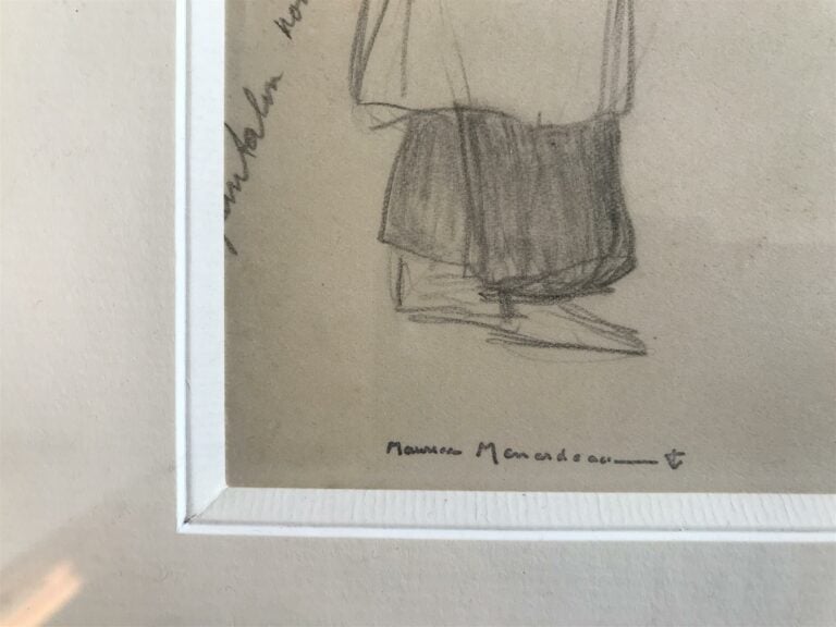 Maurice MENARDEAU (1897-1977) - Etude d'enfants - Dessin sur papier - Porte le…