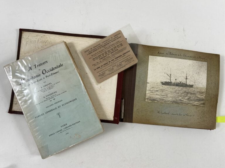 MAURITANIE 1 album "Mission des pêcheries de la côte occidentale d'Afrique" 190…