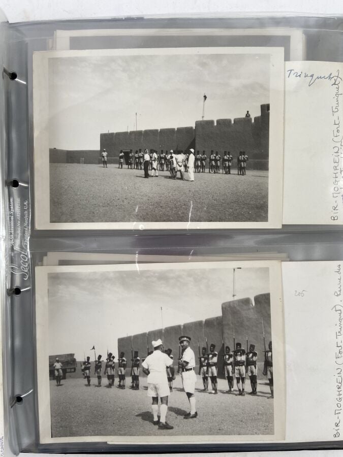 MAURITANIE 1944-1945 Classeur : Commémoration de la Libération, le gouverneur C…