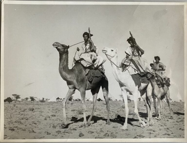 MAURITANIE Album "Groupe nomade d'Atar", 1936-1937-1938, guerriers maures, lieu…