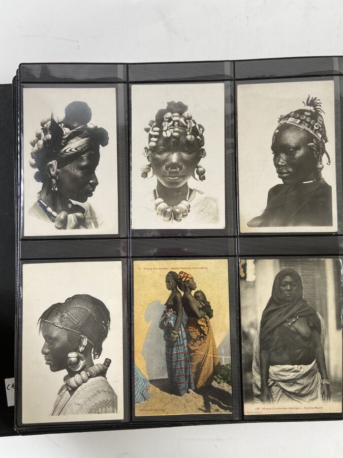 MAURITANIE - AOF - CARTES POSTALES Classeur : Exposition coloniale de Marseille…