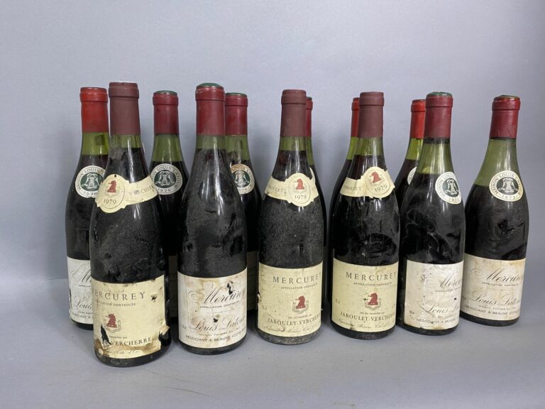 Mercury, Louis Latour & Jaboulet-Vercherre - Douze bouteilles, 1973, 1976, 1978…