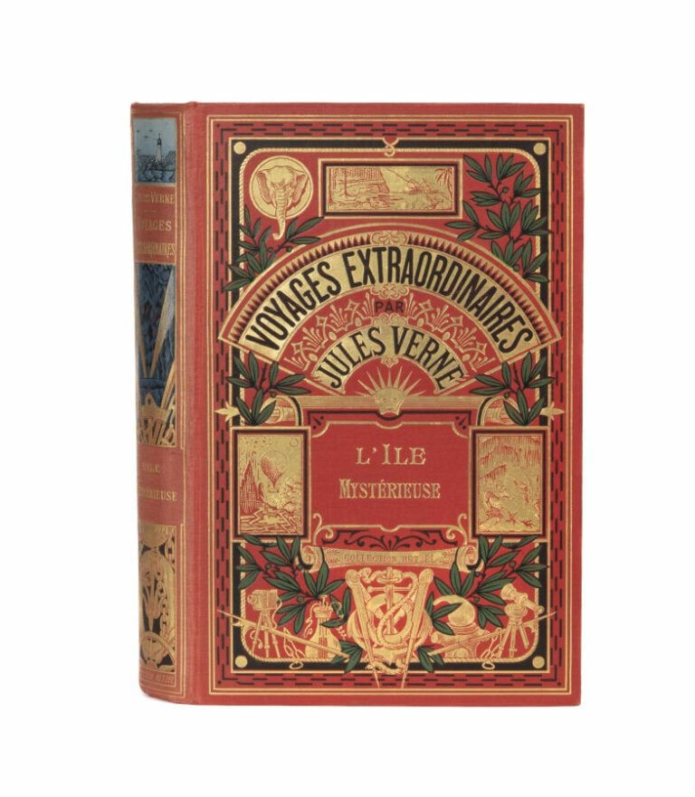 [Mers et Océans] L'Île Mystérieuse par Jules Verne. Illustrations de Férat. Par…