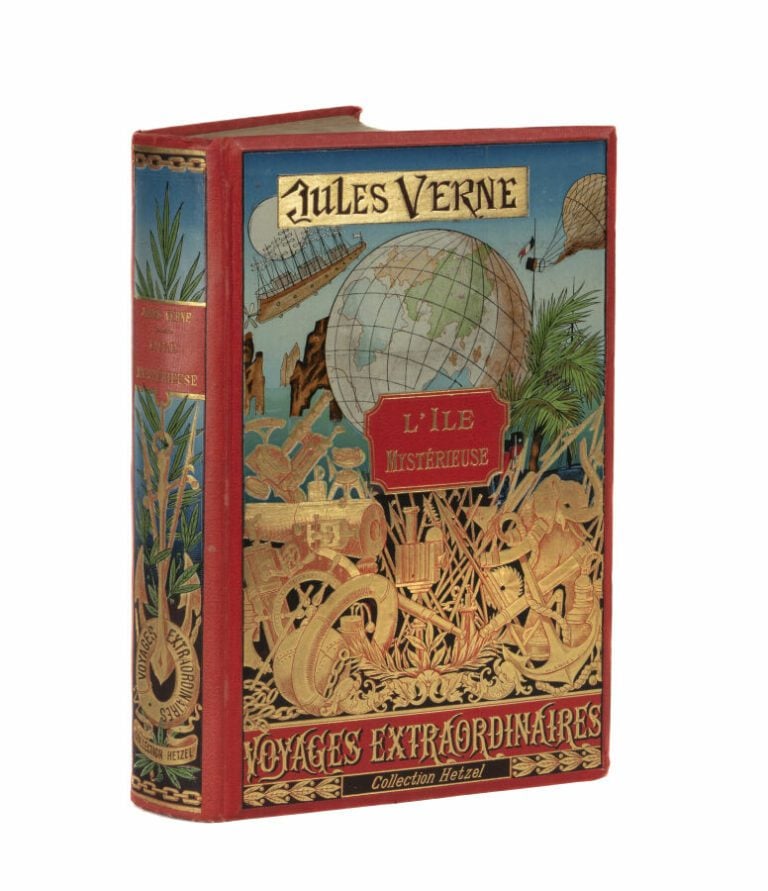[Mers et Océans] L'Île Mystérieuse par Jules Verne. Illustrations de Férat. Par…