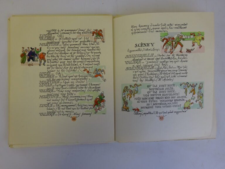 MOLIERE : - Le Médecin malgré lui. Illustrations de Maurice Varsavaux. - Paris.…