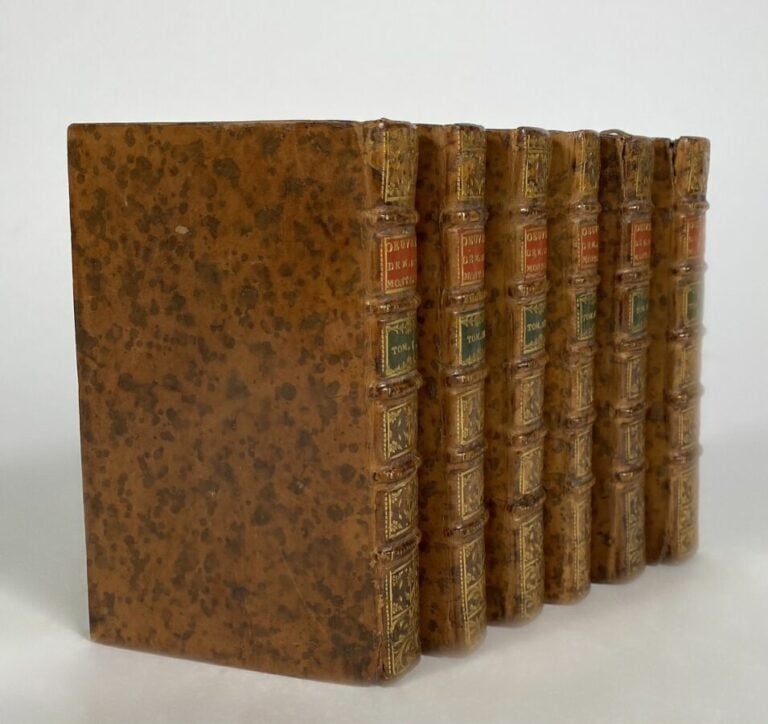 Montesquieu L'esprit des loix - Copenhague et Genève, 1764. 6 vols in-12, plein…