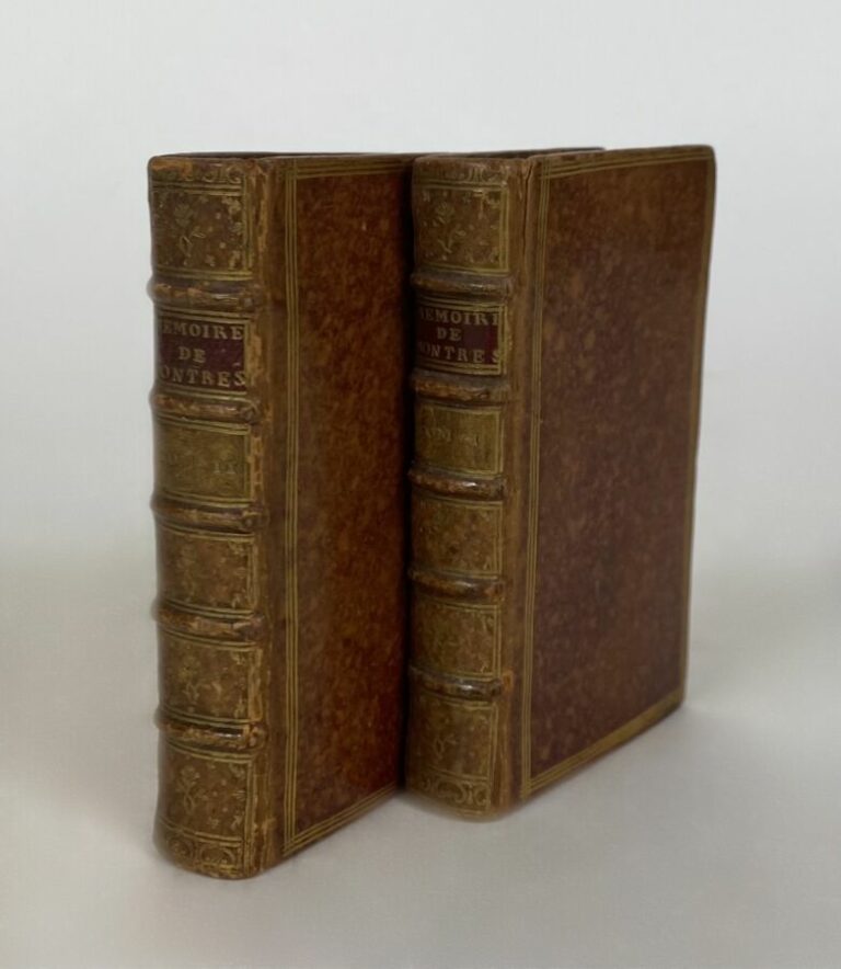 Montrésor Mémoires - Cologne. J. Sambix, 1723. - 2 vols in-16, plein veau.