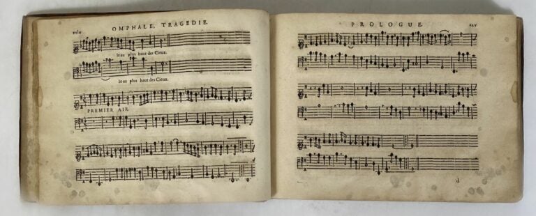 Musique - Omphale tragédie en musique - P., Christophe Ballard 1701 - In-8 pl v…