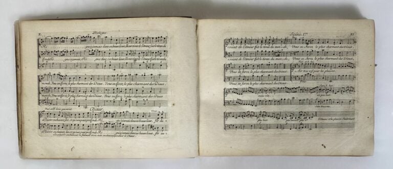 Musique - .P. Rameau - Dardanus - P., chez l'auteur, 1744 - In-8 pl veau, forma…
