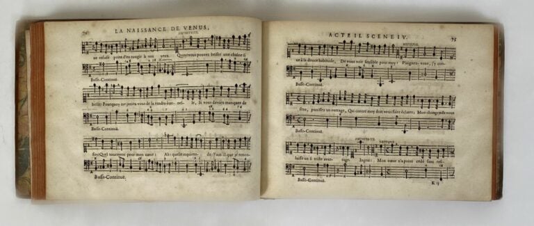 Musique - Pascal Colasse - La naissance de Vénus - P., Christophe Ballard, 1695…