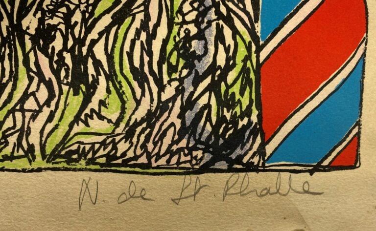 Niki DE SAINT PHALLE (1930-2002) - Les amoureux - Lithographie signée en bas à…