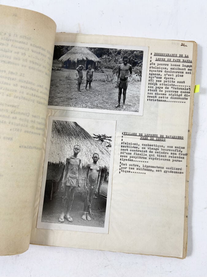 OUBANGHI-CHARI Carnet "Compte-rendu d'une inspection en Oubangui-Chari 30 juill…