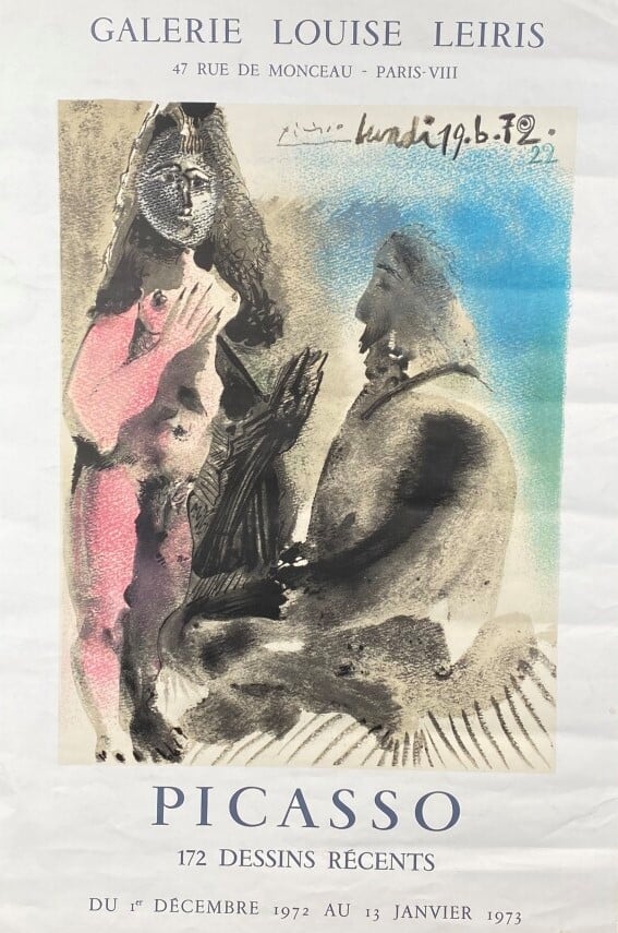 Pablo PICASSO (1881-1973) - Exposition, galerie Louise Leiris, 172 dessins réce…