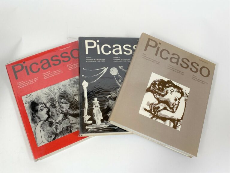Pablo PICASSO - Georges Bloch, Picasso, Catalogue de l'oeuvre gravé, 3 vol., vo…