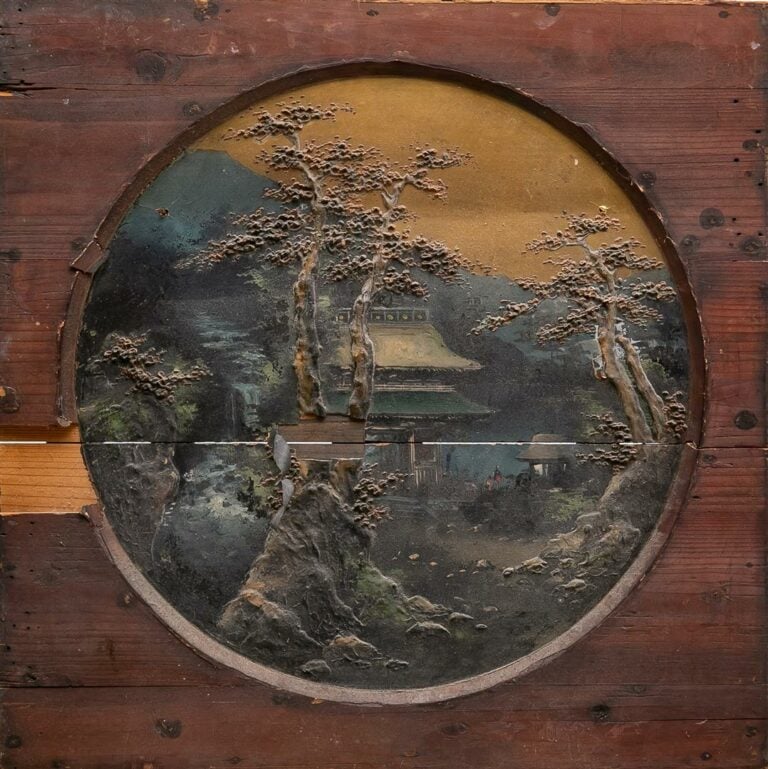 PAIRE DE PANNEAUX DE BOIS LAQUES - Japan, Possibly Yokohama, Circa 1900 - Chaqu…
