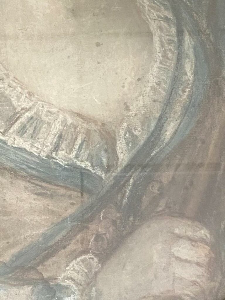 Paire de portraits ovales représentant un homme et un enfant en costume - L'enf…