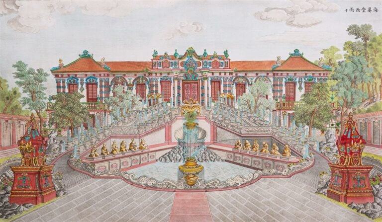 PALAIS PAVILLONS ET JARDINS CONSTRUITS PAR GIUSEPPE CASTIGLIONE DANS LE DOMAINE…