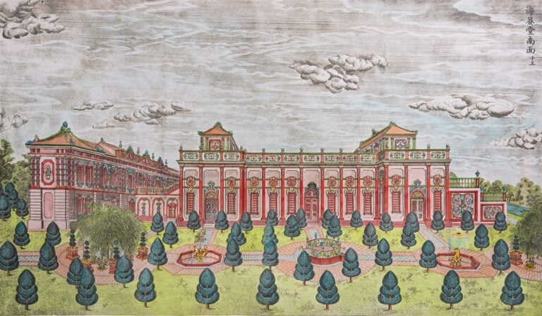 PALAIS PAVILLONS ET JARDINS CONSTRUITS PAR GIUSEPPE CASTIGLIONE DANS LE DOMAINE…