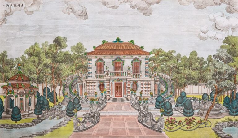 PALAIS PAVILLONS ET JARDINS CONSTRUITS PAR GIUSEPPE CASTIGLIONE DANS LE DOMAINE…